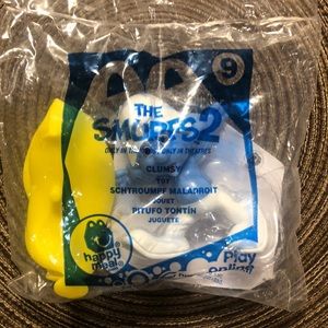 Smurfs2 Clumsy Happy Meal Toy McDonalds